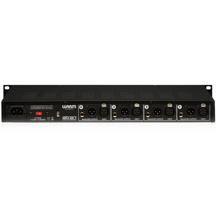 Warm Audio WA-412 Preamplificador de micrófono de 4 canales
