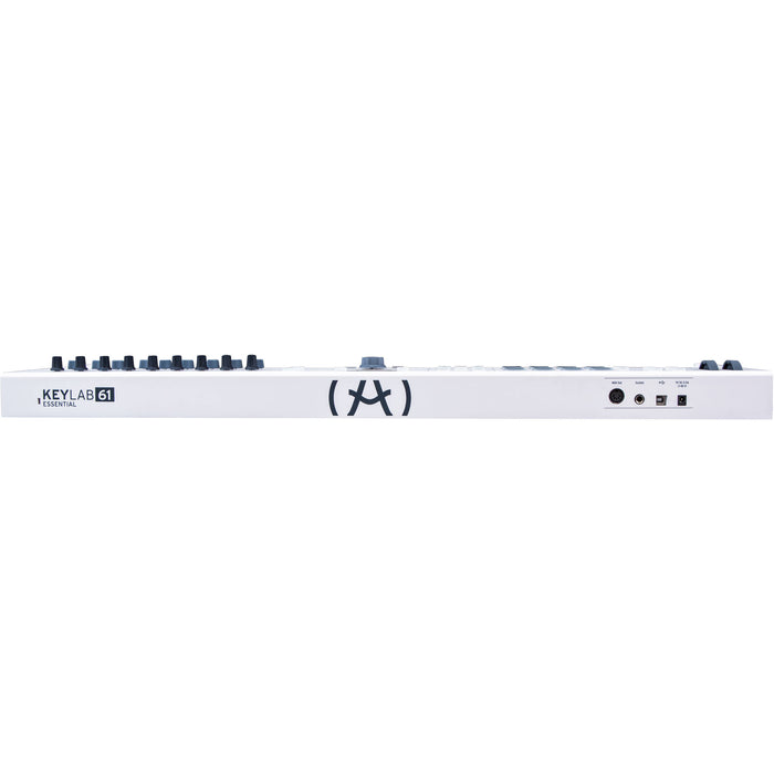 Arturia KeyLab Essential 61 USB 61 Key MIDI Controller (White)