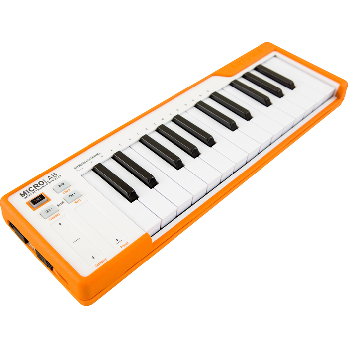 Arturia MicroLab USB 25 Key MIDI Controller (Orange)