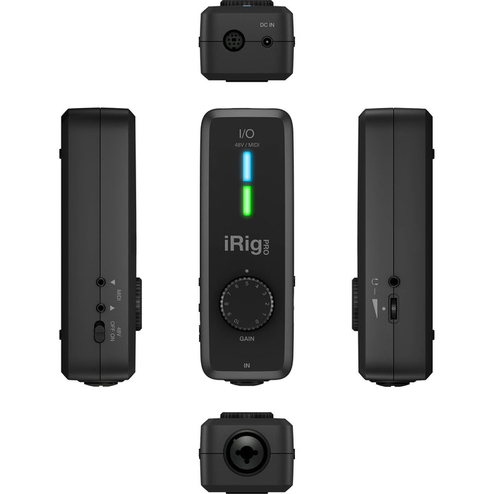 Audio and MIDI Interface IK Multimedia iRig Pro I/O USB 1x1
