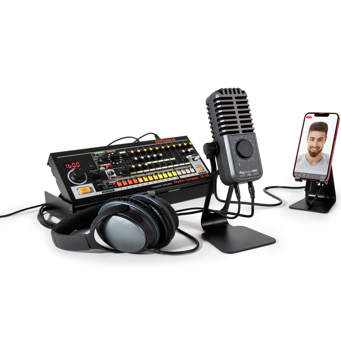 IK Multimedia iRig Stream Mic Pro micrófono condensador multipatrón mini-DIN