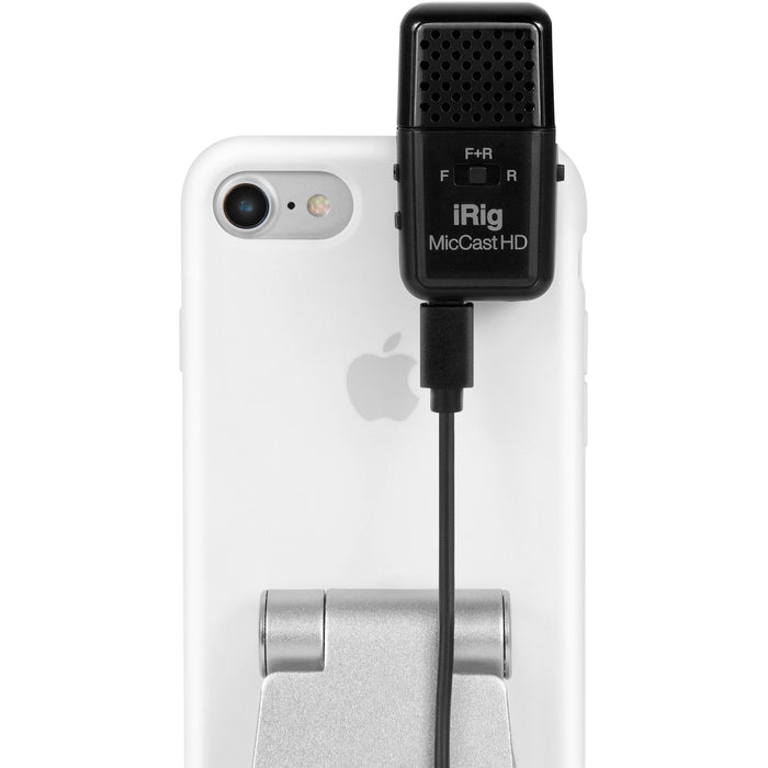 IK Multimedia Microphone iRig Mic Cast HD USB Multi-Pattern Condenser