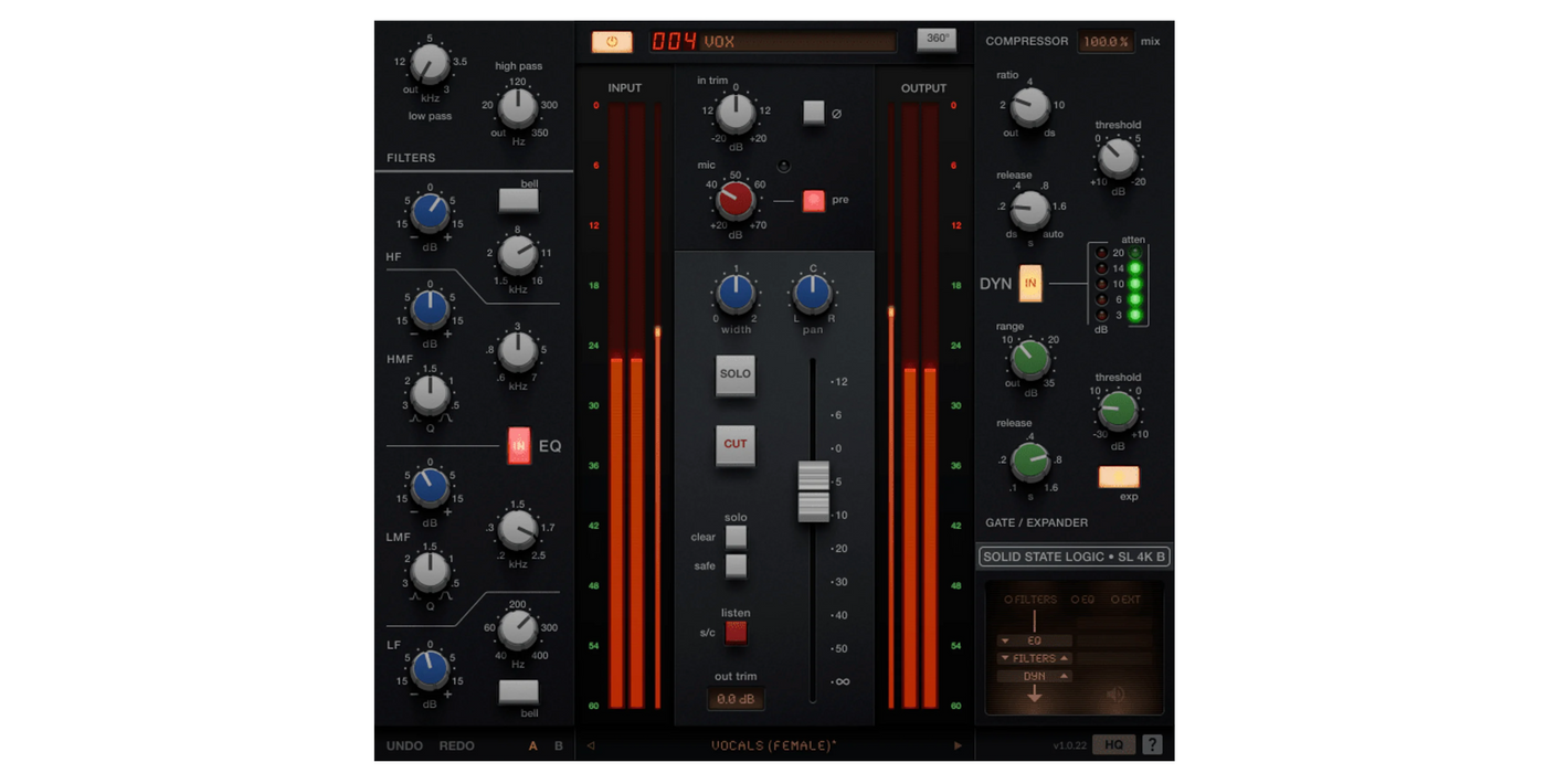 SSL 4K B Channel Strip Plug-in