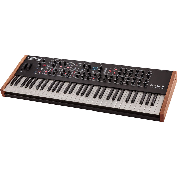16-voice polyphonic analog Sequential Prophet Rev2 synthesizer