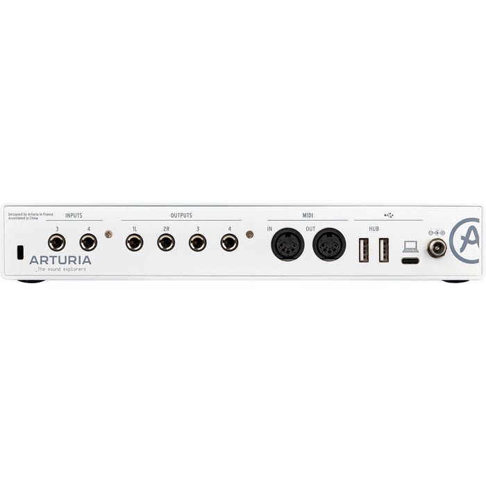 Interfaz de audio Arturia MiniFuse 4 USB-C 4x4 (blanco)
