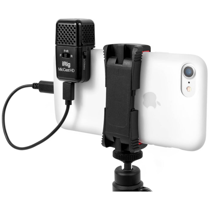 IK Multimedia Microphone iRig Mic Cast HD USB Multi-Pattern Condenser