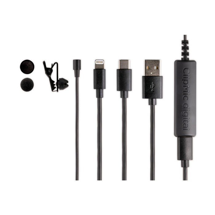 Apogee ClipMic Digital 2 omnidirectional condenser lavalier microphone