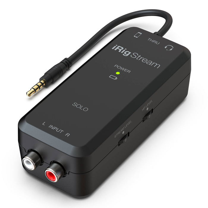 IK Multimedia iRig Stream Solo TRRS 1x1 Audio Interface