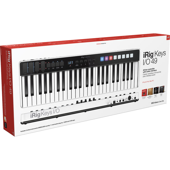 MIDI Controller IK Multimedia iRig Keys I/O 49 Keys
