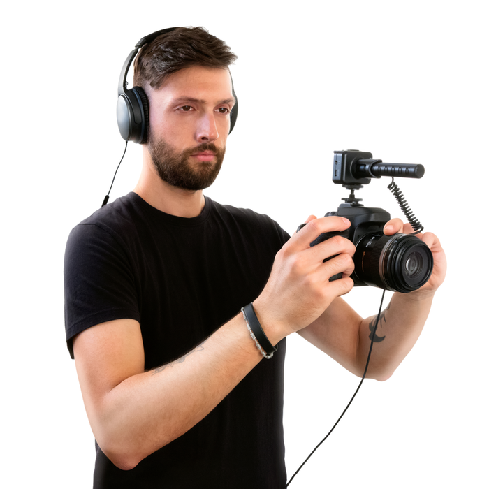 IK Multimedia iRig Mic Video Micrófono condensador de escopeta supercardioide