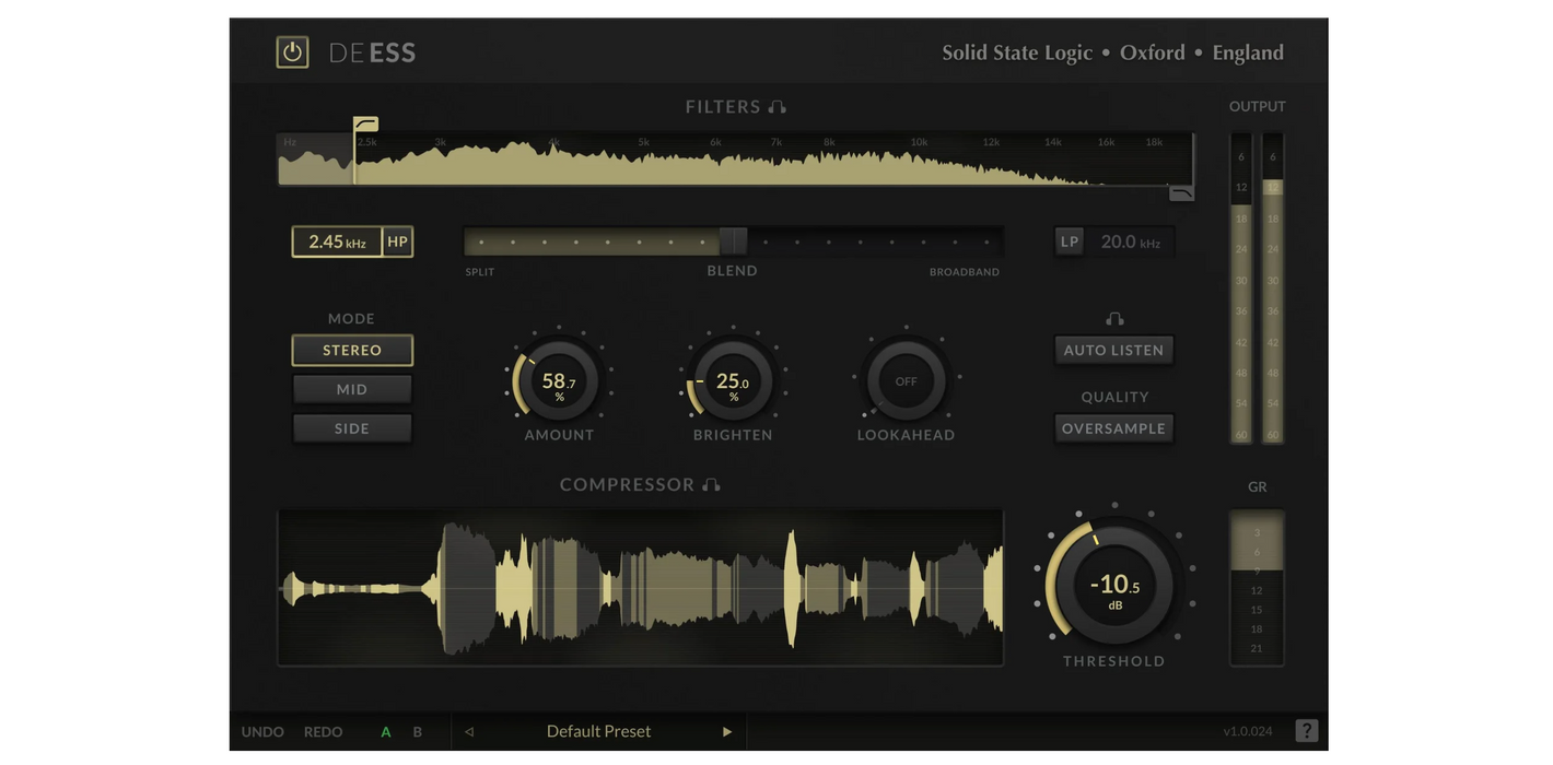 SSL DeEss De-esser Plugin