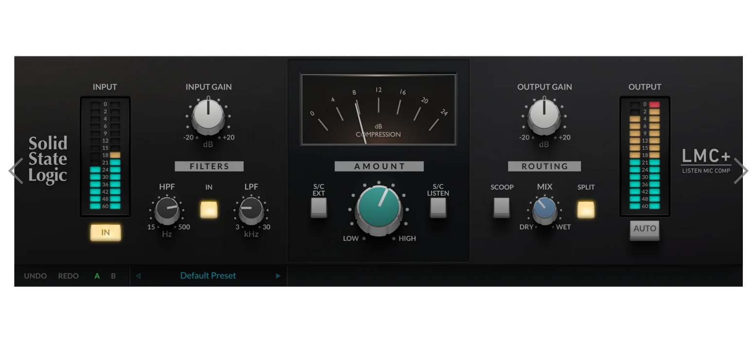 SSL  LMC+ Listen Mic Compressor Plug-in