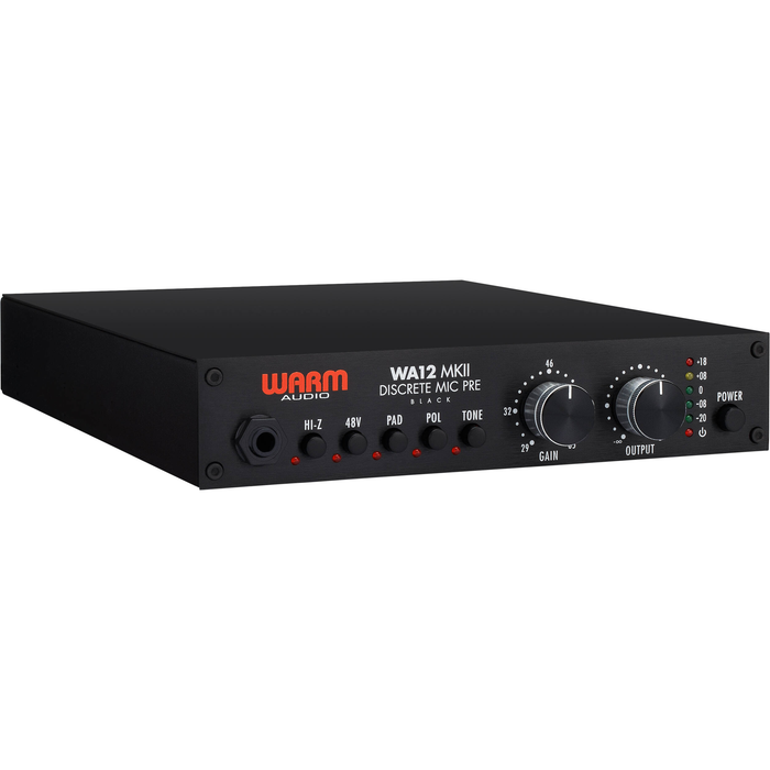 Warm Audio WA12 MKII microphone preamp black