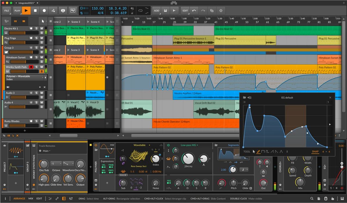 Bitwig Studio 5 (Upgrade From Essentials/16-Track)