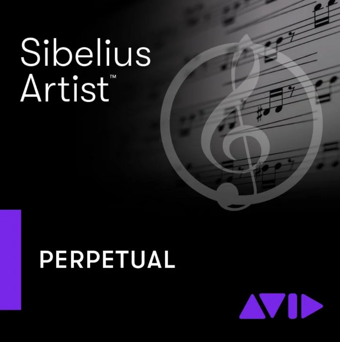Avid Sibelius Artist - Perpetual License - 1 year updates + support plan