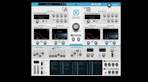 parsec spectral synthetizer