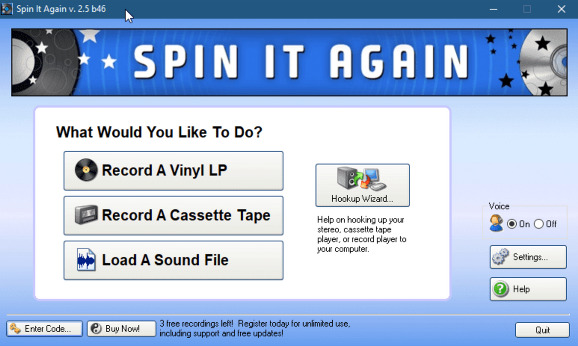Acoustic Spin It Again